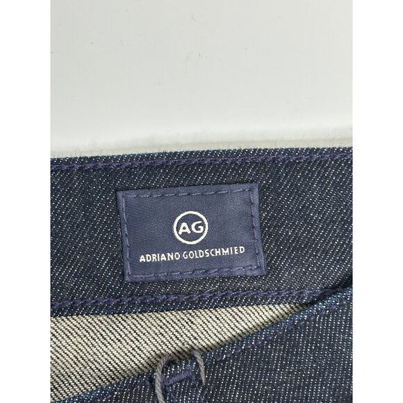 AG Adriano Goldschmied NWT Dark Blue Flare Jeans Mid Rise Bohemian Indie 27 - Picture 3 of 11